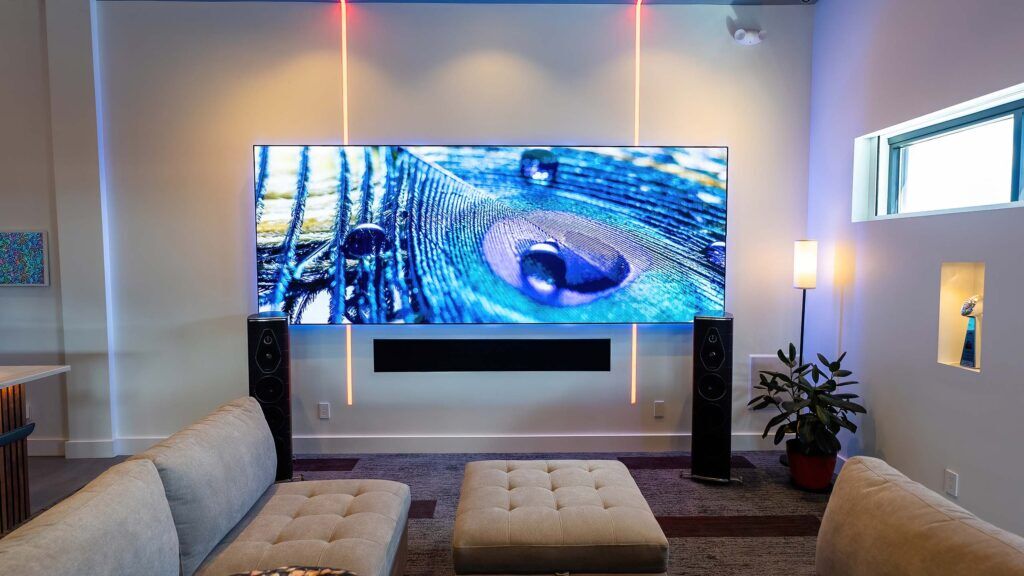 precision media microled front view